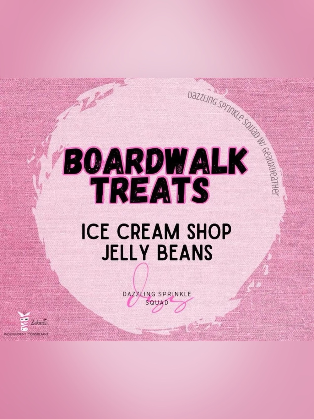 Boardwalk Treats Pink Zebra Blend
